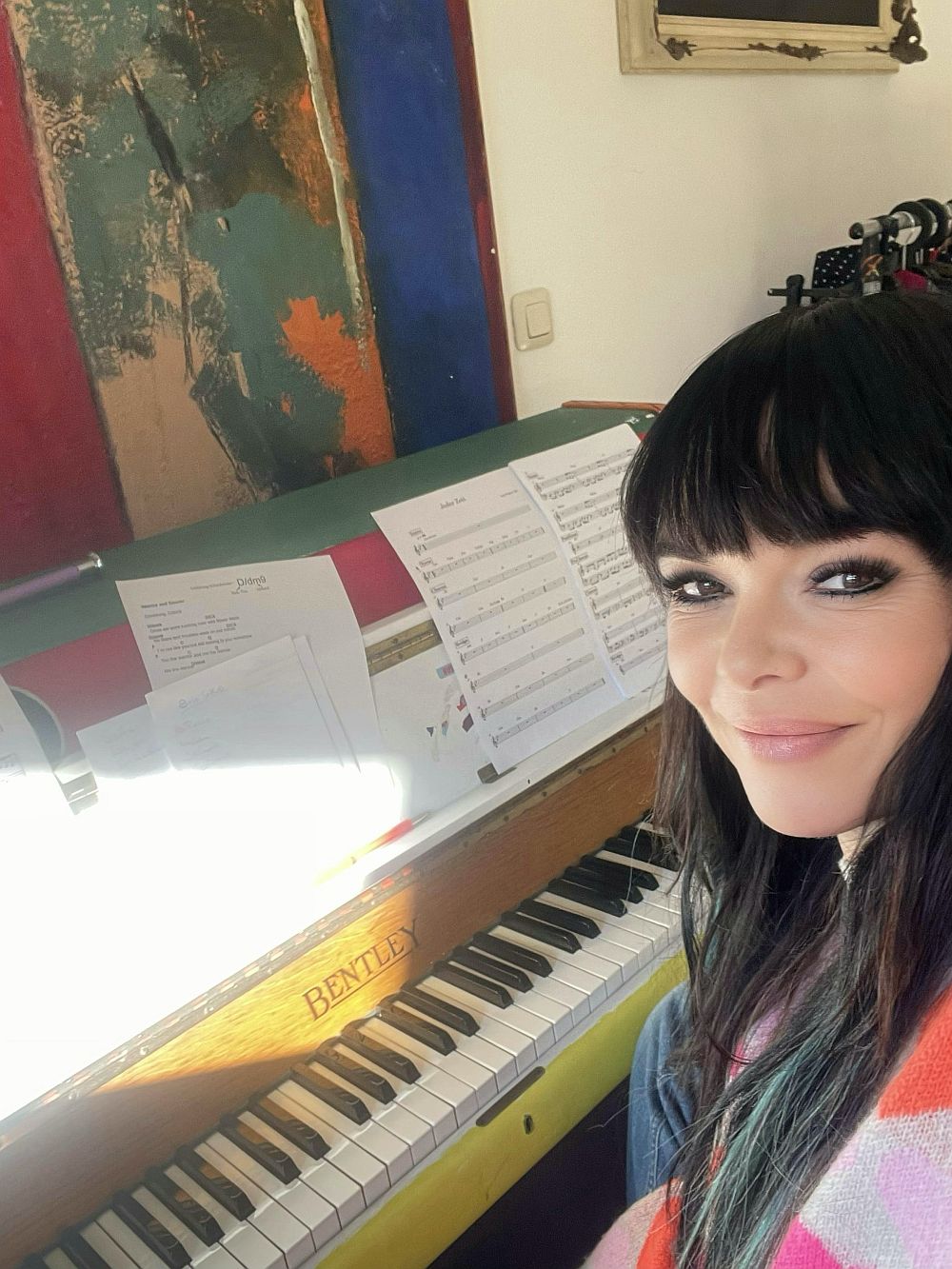 Anja Thaler am Klavier